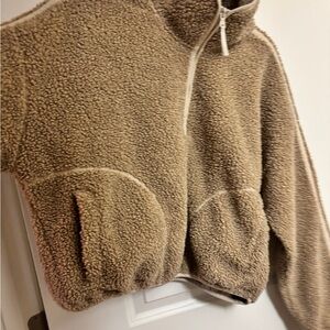 Old Navy Tan Sherpa Hoodie